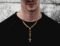 Gold rosary necklace