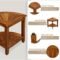 Teak Corner Shower Bench