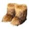 Fluffy Faux Fox Fur Boots