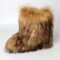 Fluffy Faux Fox Fur Boots